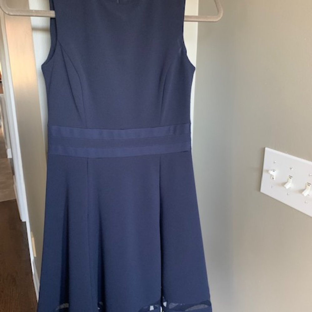 Simple, Elegant Navy Calvin Klein Dress Size 2P New w/o tags